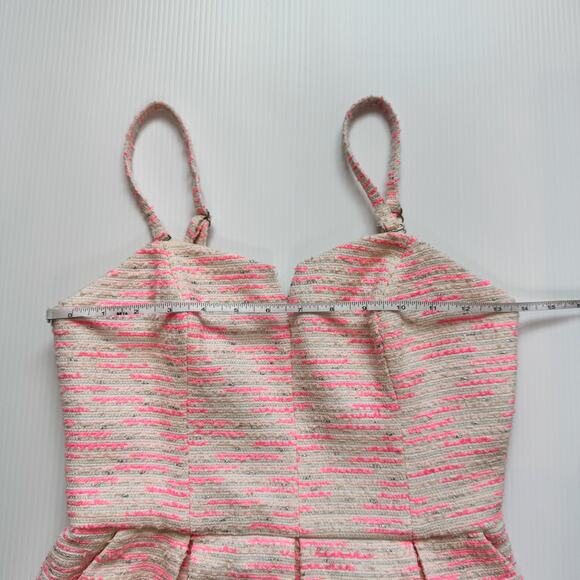 Anthropologie Moulinette Soeurs Pink Tweed Dress Women’s 0 Barbiecore Coquette - Picture 11 of 16